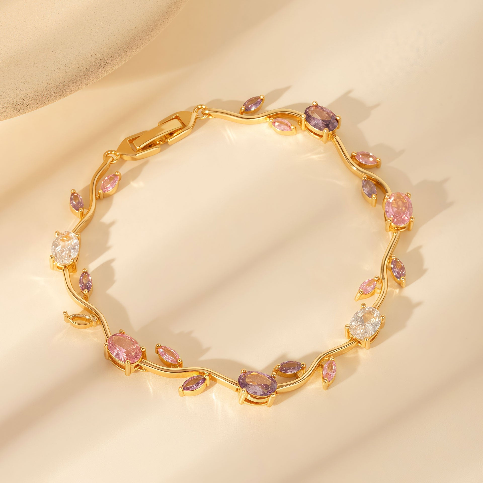 Nature-Inspired Vine Leaf Bracelet