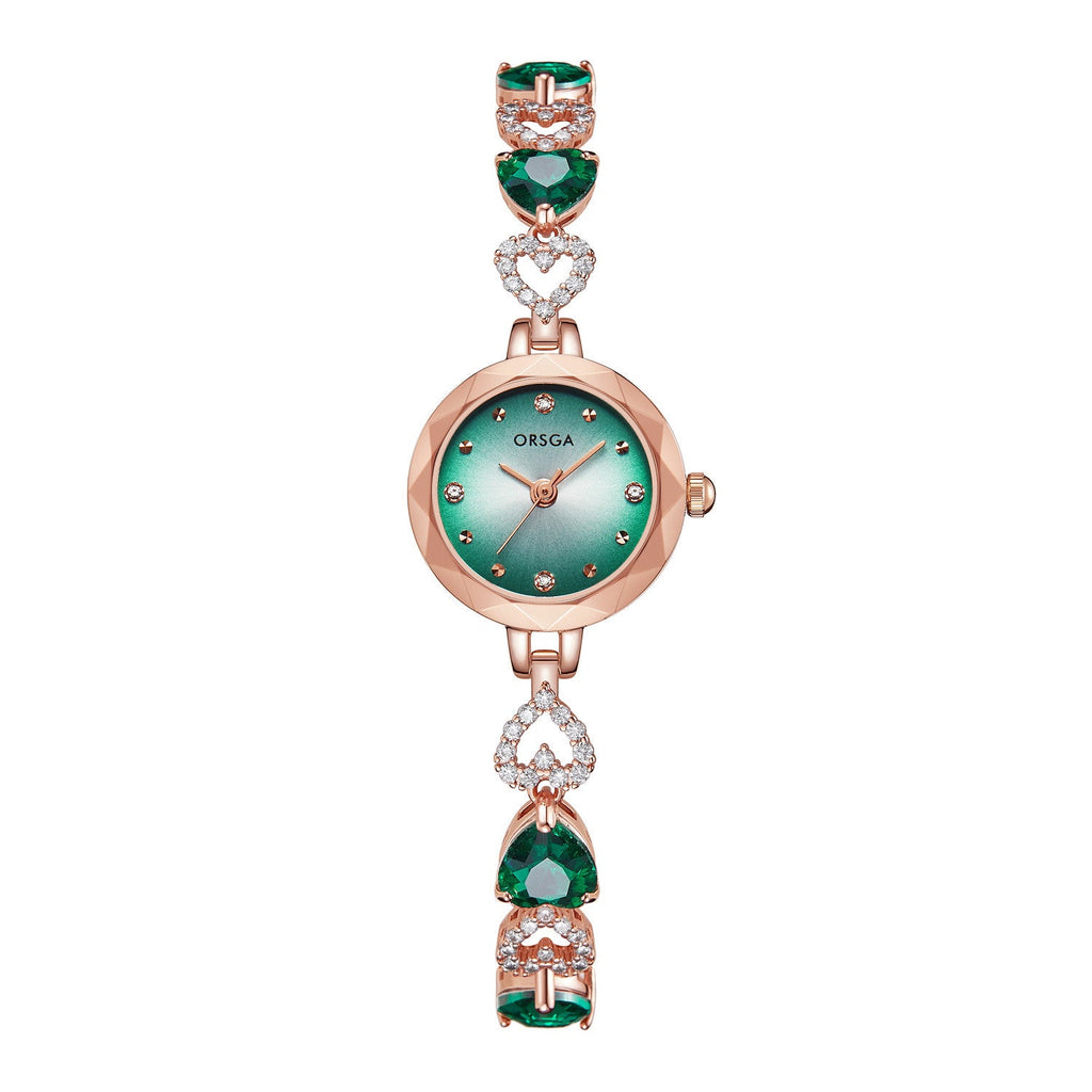 Ocean Heart Crystal Waterproof Watch