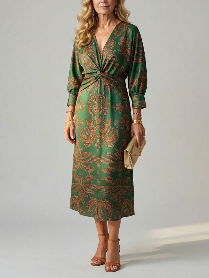 Valentina™ | Vestido midi cruzado