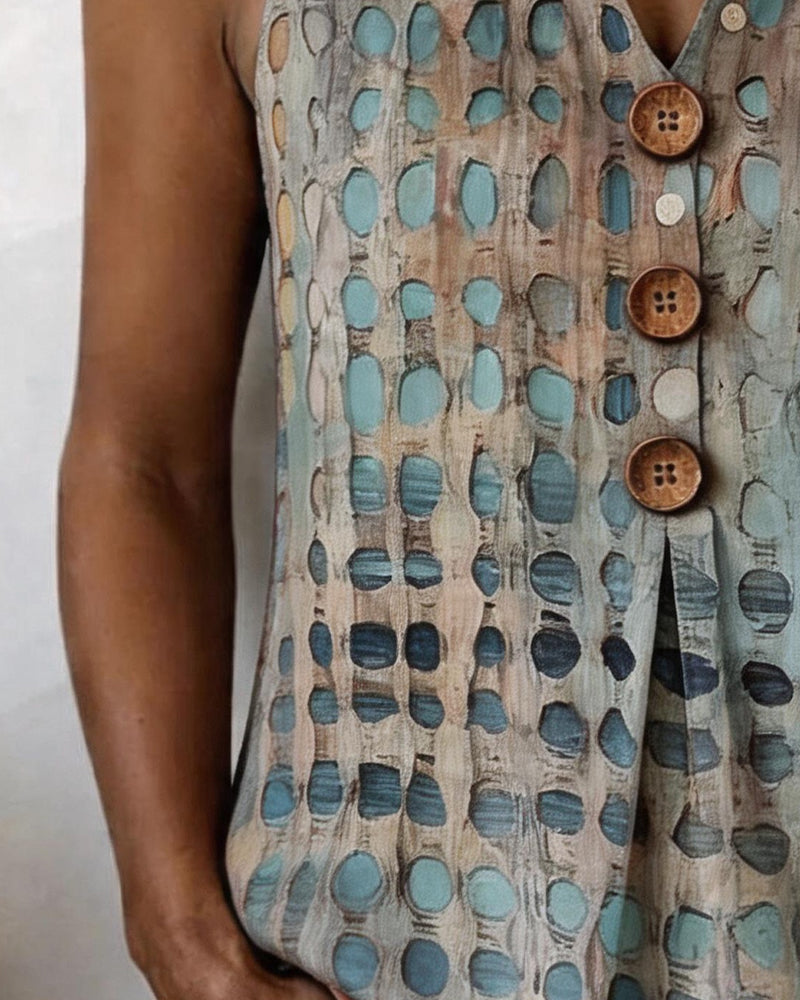 Camisetas sin mangas con estampado de lunares