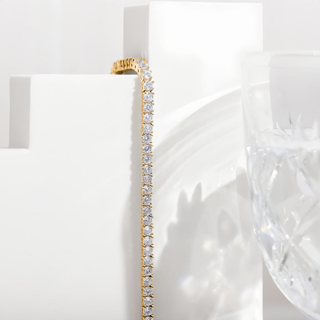 3 mm Cubic Zirconia Tennis Bracelet
