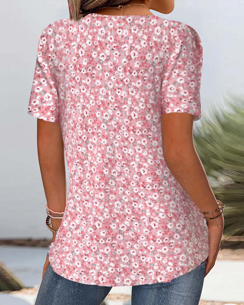 Camiseta estampada casual y cómoda