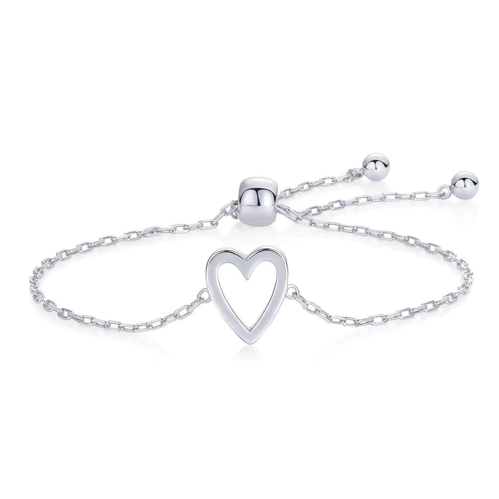 2 Pieces Matching Heart Bracelets – BFF & Mother Daughter Set