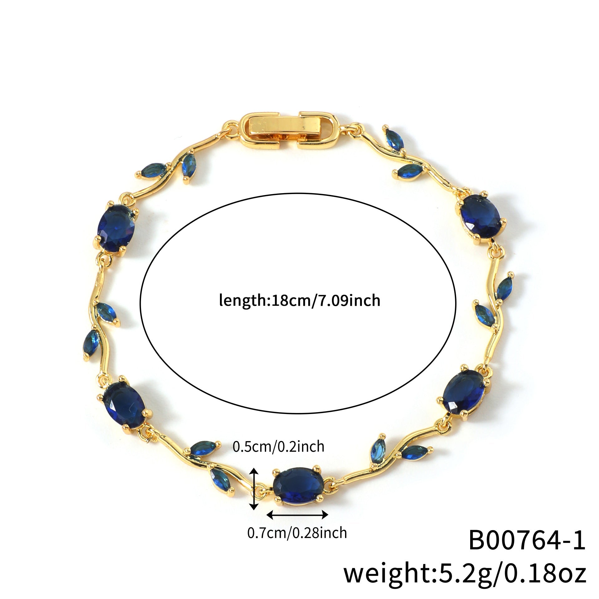 Vintage Jewel-Toned Vine Bracelet