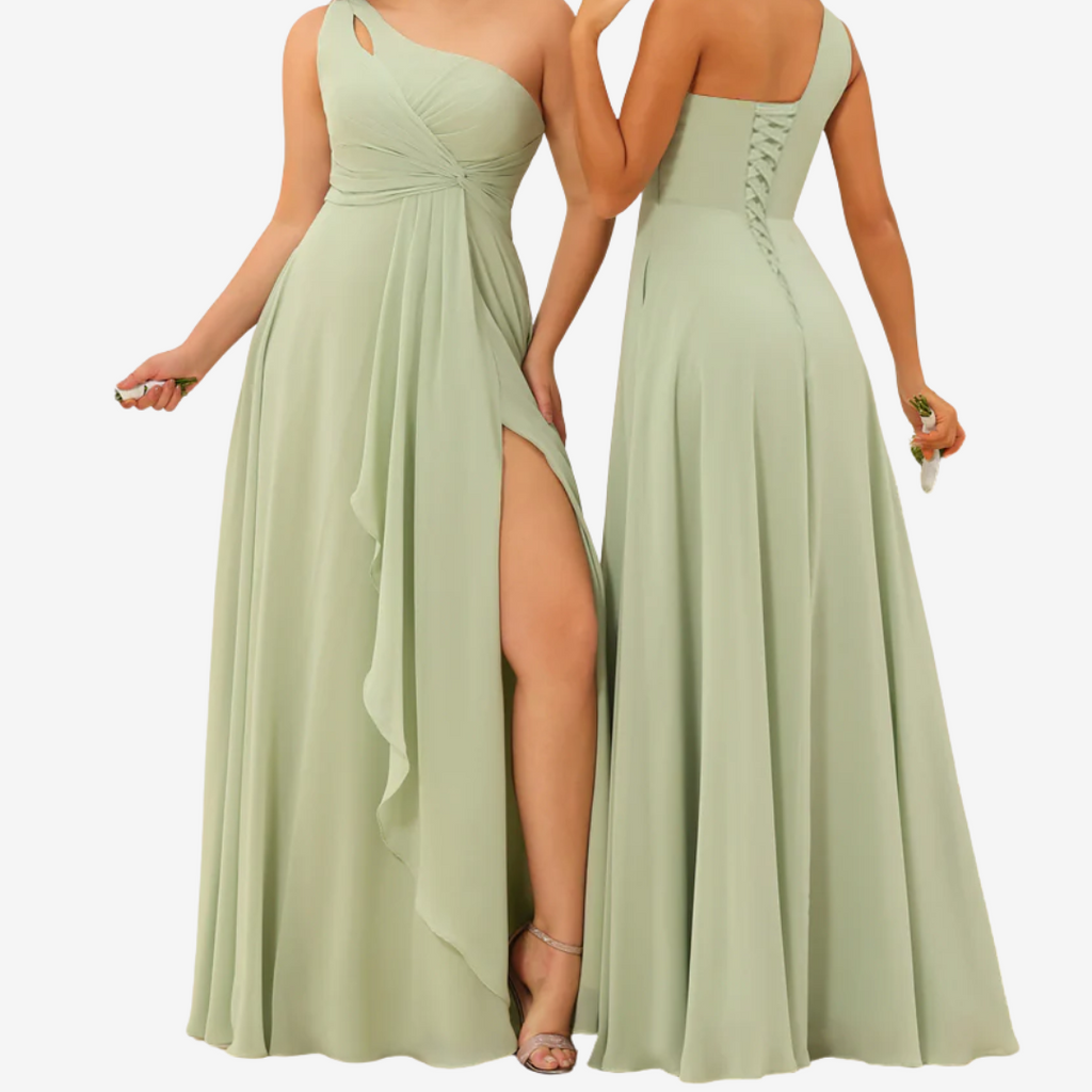 Floralie™ Maxi con abertura asimétrica