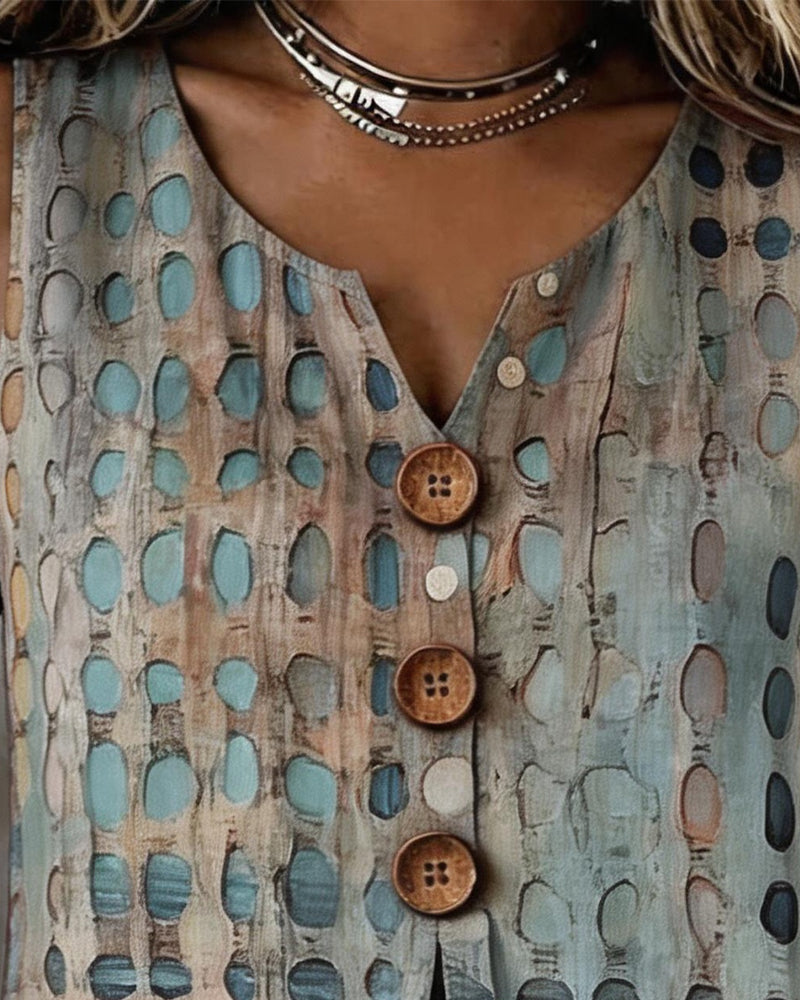 Camisetas sin mangas con estampado de lunares