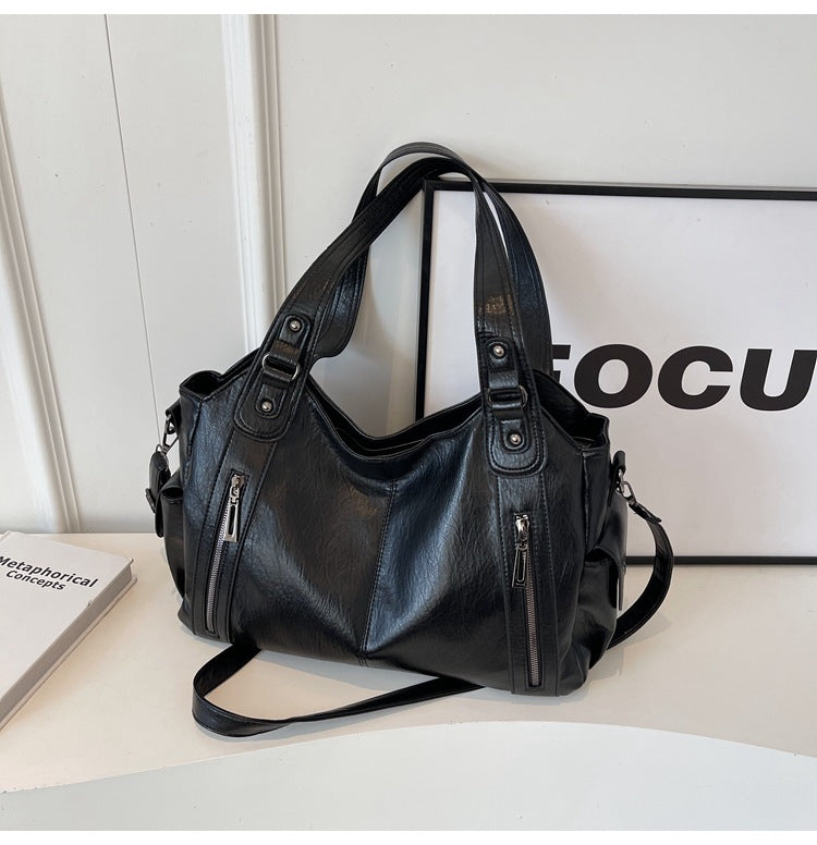 NOEMIE™ - Classic Leather Tote Bag