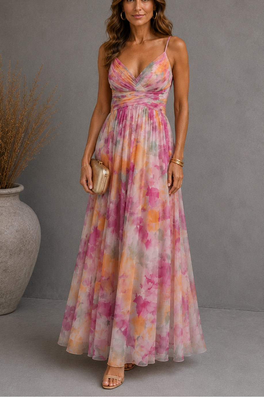 Isabella™ | Vestido Maxi Envolvente