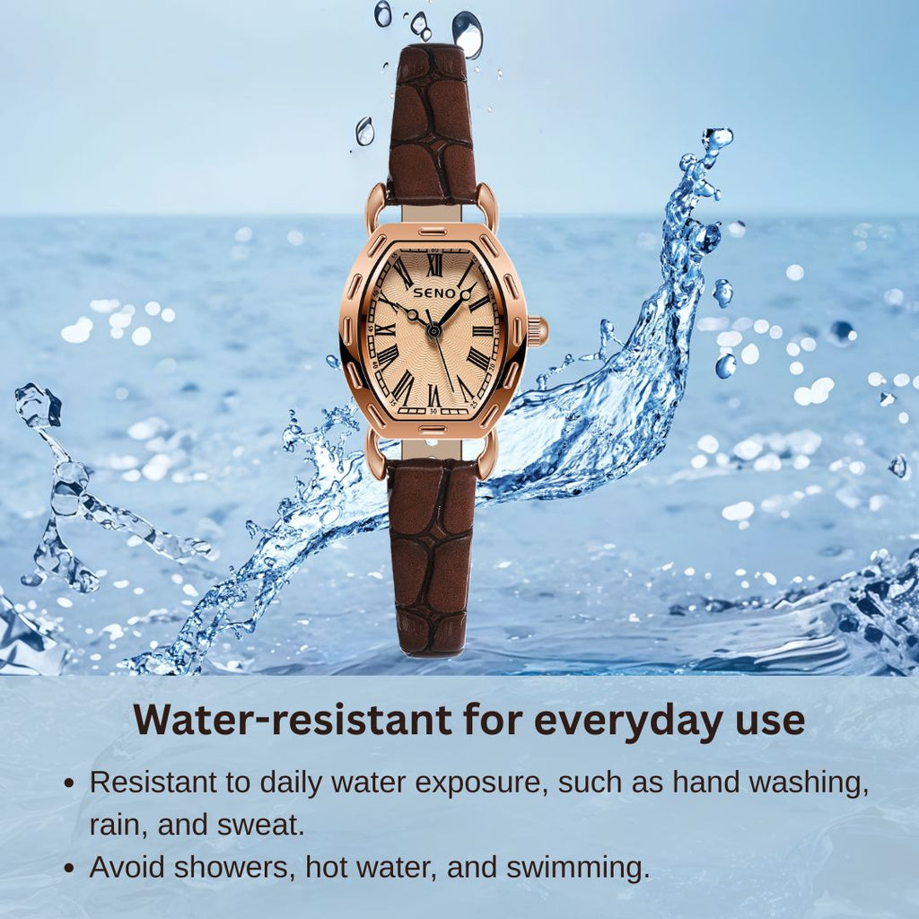 Retro Barrel Water-Resistant Watch
