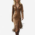 Ginette™ vestido de otoño elegante