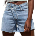 BITUIN™ – Casual High Waisted Crossover Summer Shorts