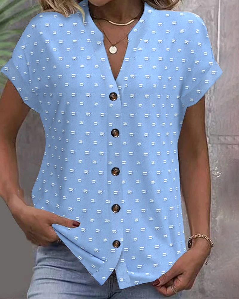 Blusa azul de hombros descubiertos