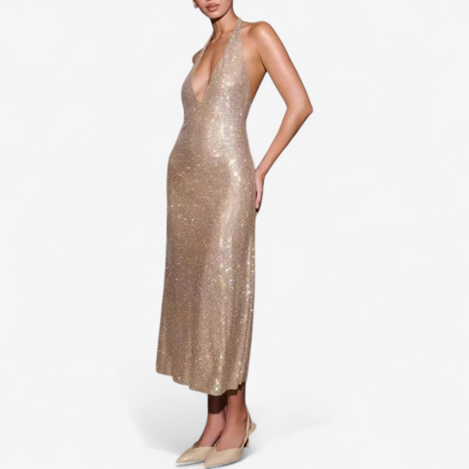 Vestido con lentejuelas Ischen™