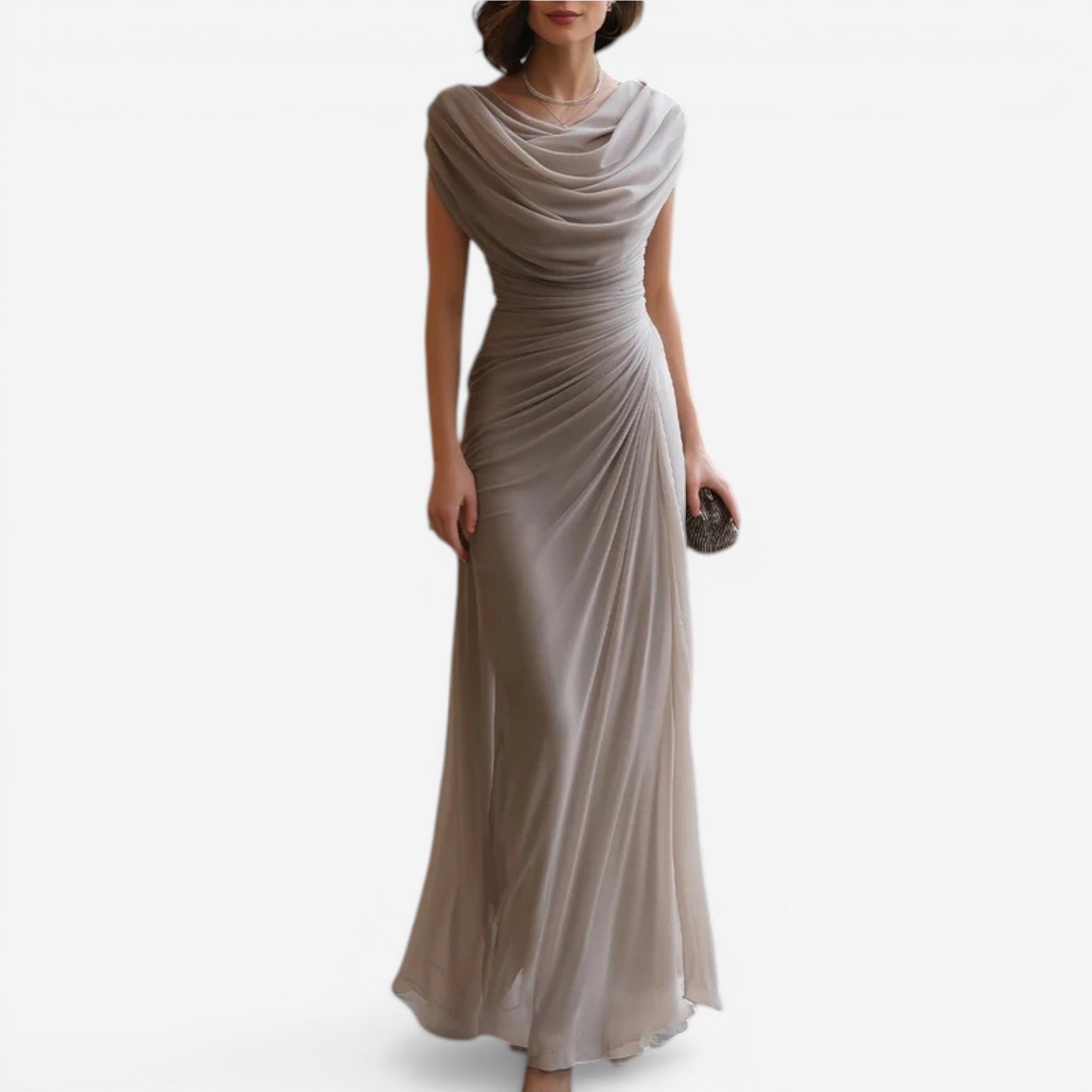 Charmaine™ vestido largo plisado
