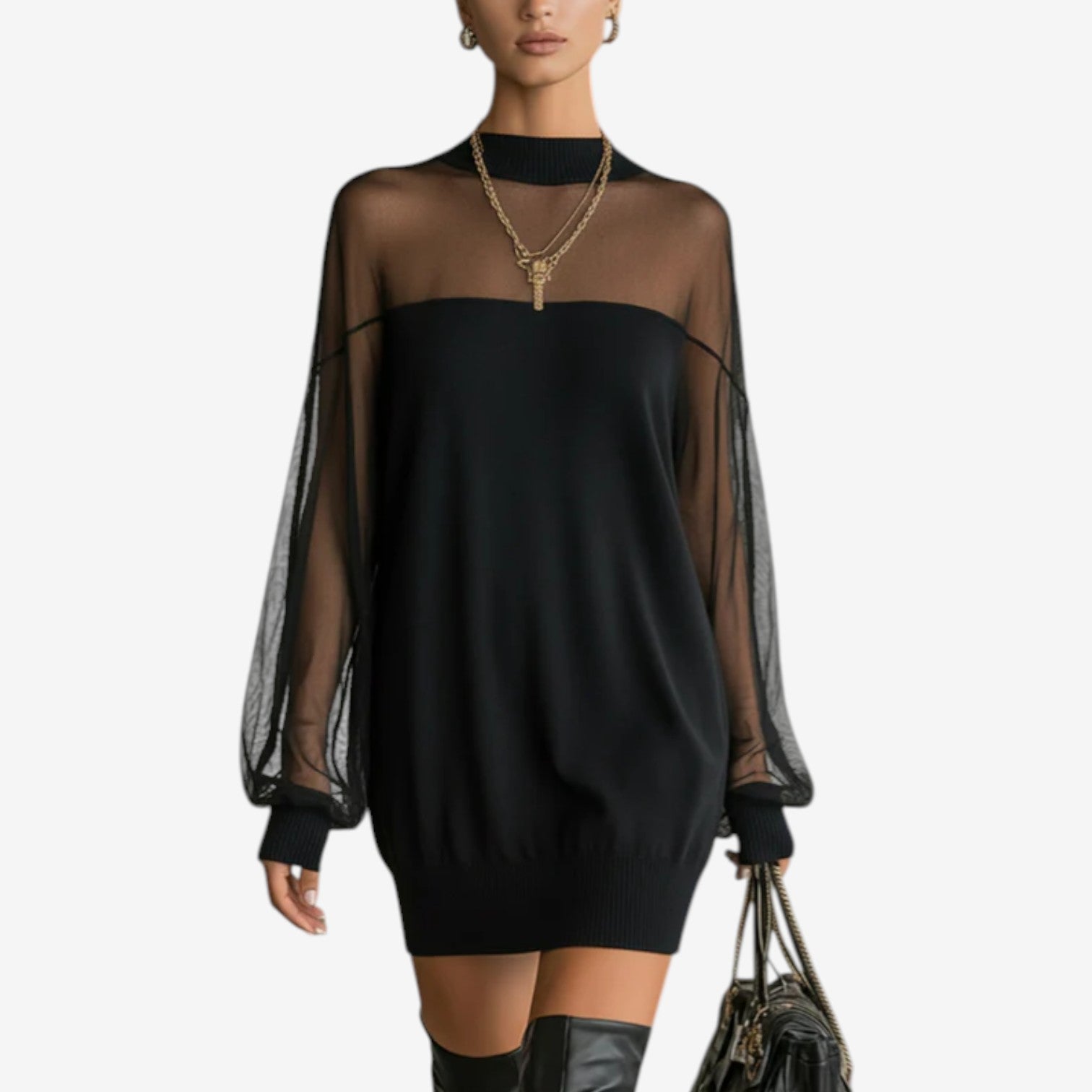 Antonella™ vestido corto velado