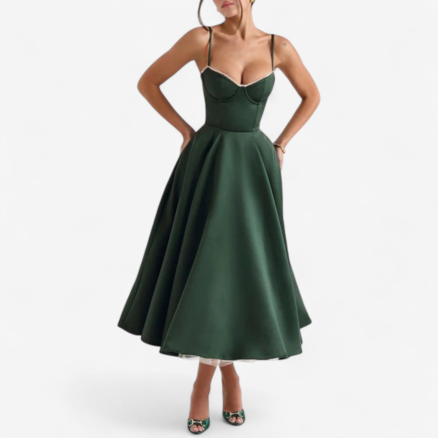 Catera™ Vestido acampanado