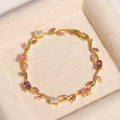 Nature-Inspired Vine Leaf Bracelet